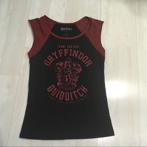 Harry Potter Gryffindor Quidditch tank top